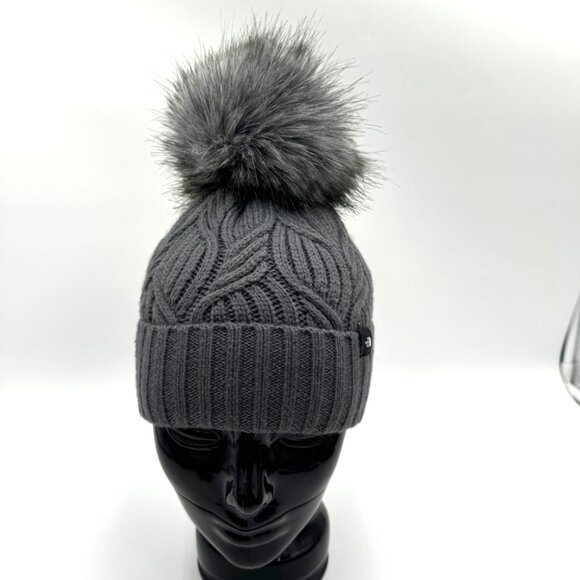 The North Face NWT Youth/junior small woman  Beanie. Vanadium Grey. - Picture 2 of 10